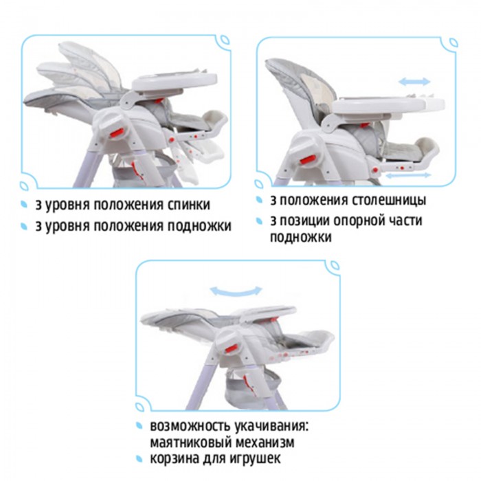 Стульчик для кормления нуовита тутела